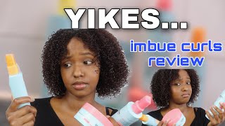 IMBUE CURLS HONEST REVIEW Type 4 Wash Day Routine [upl. by Shell]