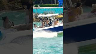 PARTY BOAT heading to Haulover Sandbar hauloverinlet party shortvideo [upl. by Morvin]