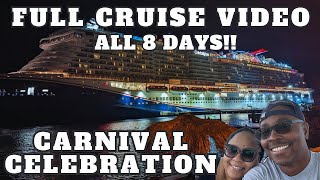 Cruising on the Brand New Carnival Celebration Carnivals Biggest Cruise Ship  8 Day Cruise Vlog [upl. by Annirtak173]