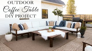 Easy DIY Outdoor Coffee Table [upl. by Animehliw]