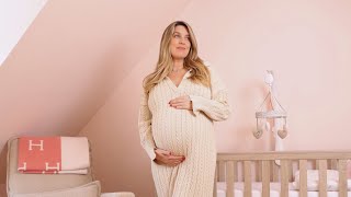 Baby Girl Nursery Room Tour Reveal  Claire Chanelle Home [upl. by Anson]