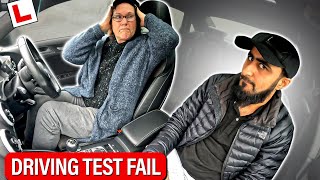 62 Year Old Learner Driver FAILS Driving Test [upl. by Kaspar934]