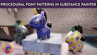 Procedural Pony Patterns in Substance Painter  Tutorial  TimefireVR [upl. by Adeline]