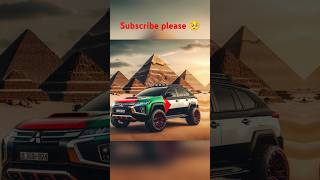 Palestine Mitsubishi Infront of pyramids 🆚 Israel Mitsubishi Infront of pyramid palestine israel [upl. by Yeslehc]