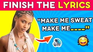 FINISH THE LYRICS 🎵 Most Popular TIKTOK Songs 2023  Music Quiz 🎤 2 [upl. by Deborath482]