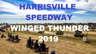 Harrisville Speedway Winged Thunder 2019 Speedway [upl. by Adnahsat]