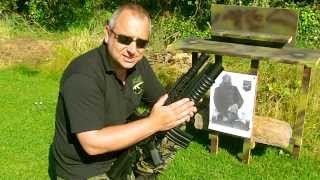 M203 Airsoft grenade launcher M4 mounted accuracy test by domainofairsoftcom [upl. by Mccully]