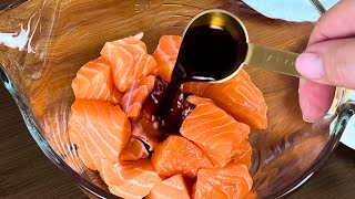 PERFECTLY COOKED Salmon In The AIR FRYER  Healthy Recipe [upl. by Goodkin]