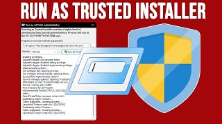 How to Run Any App or Program as the Trusted Installer Account [upl. by Lionel]