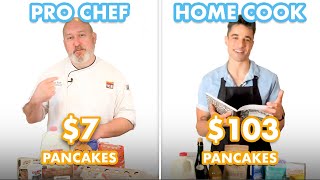 103 vs 7 Pancakes Pro Chef amp Home Cook Swap Ingredients  Epicurious [upl. by Delamare569]