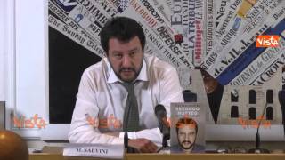 SALVINI A ROMA BIZZARRA LALLENZA PER MARCHINI CHE NON E ALTERNATIVA A RENZI [upl. by Mccandless296]