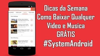 Dica da semana  Como Baixar Qualquer Video  Musica GRÁTIS [upl. by Rashidi429]