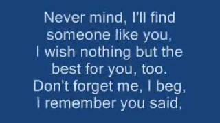 Someone Like You Lyrics Milow [upl. by Tterag722]