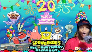 SpongeBobs Big Birthday Blowout Reaction 🎂 🥮🎈🥳 🎉 [upl. by Ondrej]