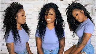 Flip Over Method Quick Weave  FLAWLESS INSTALL 🔥 w Loose Deep Wave Hair  LIFEWITHTABITHA [upl. by Dicks]