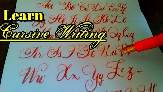 Cursive Writing Complete Course from A to Z Capital and Small [upl. by Bianchi]