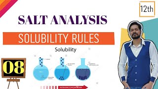 Salt Analysis8  Solubility Rules । Class12  Supertrick for Basic Radicals [upl. by Jallier]