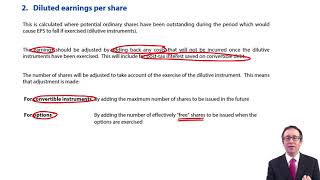 EPS  diluted EPS Introduction  ACCA Financial Reporting FR [upl. by Ransom329]