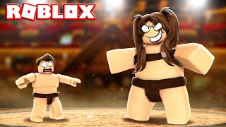 SIAMO DIVENTATI DEI LOTTATORI DI SUMO SU ROBLOX [upl. by Oker88]