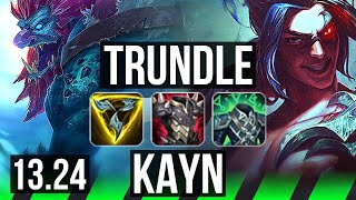 TRUNDLE vs KAYN JNG  7318  KR Diamond  1324 [upl. by Dahsra]