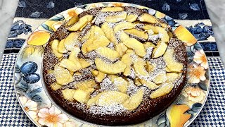 Torta di Mele Con Farina di Castagne Ricetta Facilissima  Apple Pie With Chestnut Flour [upl. by Henig]