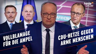 60MillardenLoch im Haushalt  Streit ums Bürgergeld  heuteshow vom 24112023 [upl. by Rehpinej717]