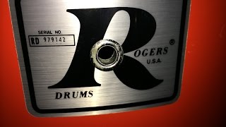 Rogers USA XP8 drums soundcheck [upl. by Ahsratal731]