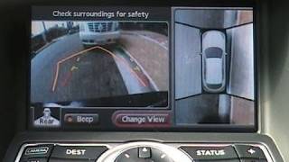 Roadflycom  Infiniti EX35 Around View Monitor System Demonstration [upl. by Ardnaxila269]