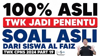 SOAL TWK CPNS 2024  SOAL ASLI DARI PESERTA SKD [upl. by Pellet803]