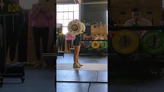 Aeva with an easy Clean and Jerk to Qualify for Nationals marblestrength [upl. by Blake]