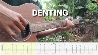 Melly Goeslaw Denting  Fingerstyle TAB [upl. by Nonnaihr]