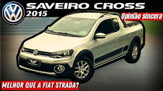 VW Saveiro Cross 2015 é boa Detalhes test drive e OPINIÃO SINCERA [upl. by Aerdnas583]