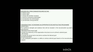 CORPORATE RESTRUCTURING AND REORGANIZATION [upl. by Aniv]