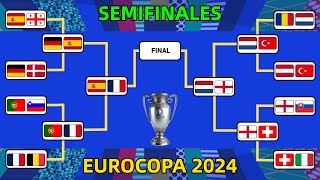 ASÍ se JUGARÁN las SEMIFINALES en la EUROCOPA 2024 [upl. by Geibel]