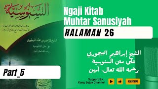 Ngaji Kitab Muhtar Sanusi  Sifat Mustahil Allah SWT [upl. by Keely]