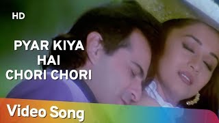 Pyaar Kiya Hai Chori Chori HD  Mohabbat 1997  Sanjay Kapoor  Madhuri Dixit  Popular Song [upl. by Ahsilad591]