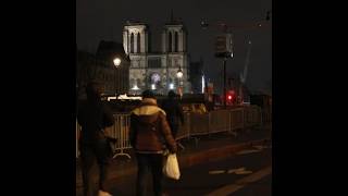 Notre Dame celebrates first mass in five years after devastating fire [upl. by Haronid]