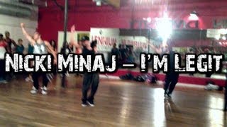 Nicki Minaj ft Ciara  Im Legit  Footage from Nika Kljuns Class  RAW AND UNCUT SERIES [upl. by Lach]