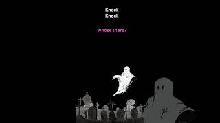 Knock Knock Joke Ghost Boo joke knockknock ghost funny shorts silly [upl. by Yerahcaz]