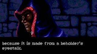 Eye of the Beholder  Sega CD version Darkrobed mage [upl. by Betsy737]