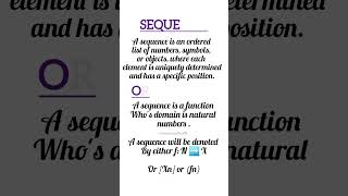 What is sequence🤔Part 01 sequence maths realanalysis shorts youtubeshorts [upl. by Aramo]