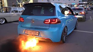 Fastest Golf R MK6 Burnouts amp Roars Revealed [upl. by Kassandra]