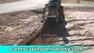 Marking and Digging Irrigation System Trenches [upl. by Kylstra]