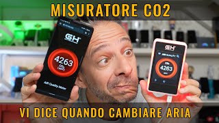 MISURATORE di CO2 A cosa serve e come funziona RECENSIONE HAND AIR CO2 [upl. by Alyk426]