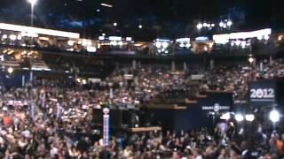 DNC quotfour more yearsquot chant panoramic [upl. by Scherman272]