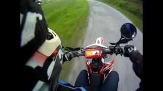 Gas Gas FSE 450 Morad Supermoto SM GoPro HD 960 [upl. by Nellahs]