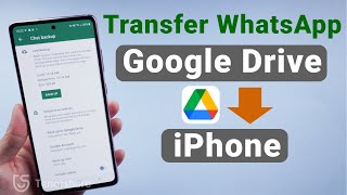 The Best Way Transfer WhatsApp from Google Drive to iPhone Directly  iCareFone Transfer [upl. by Mancino]