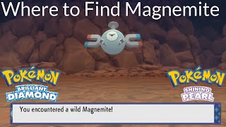 Pokemon Brilliant Diamond and Shining Pearl  Where to Find Magnemite [upl. by Templer]