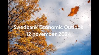 Swedbank Economic Outlook  November 2024 [upl. by Savihc]