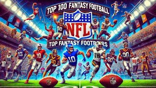 20232024 NFL Fantasy Football Top 100 Players Quiz [upl. by Andie599]